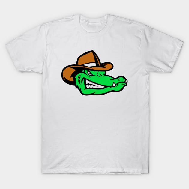 Alligator Cowboy Logo T-Shirt by AnotherOne